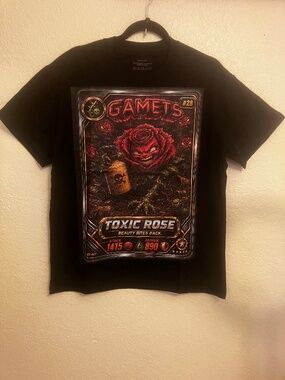 The Gamets T-Shirt Unique Graphic Design Size L Black Unisex